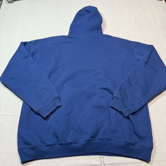 Vintage Nascar Lowes Jimmy Johnson Racing Blue Polyester Mens Pullover AP Action - Picture 3 of 6